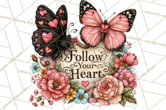 Inspirational Butterfly Sign Clipart PNG Product Image 4