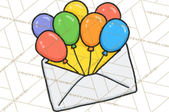 Birthday Party Clipart PNG Graphics, Birthday PNG Product Image 3
