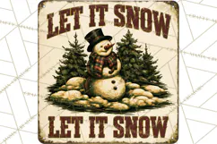 Vintage Christmas Metal Sign Clipart, Funny, Inspirational Product Image 4