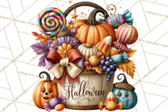 Halloween Floral Clipart PNG Spooky Flowers Images Product Image 4