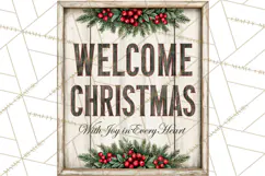 Farmhouse Christmas Signs PNG Product Image 4