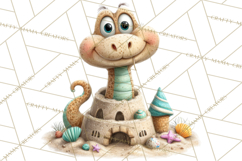 Cute Snake Clipart Pastel Reptile PNG Product Image 3