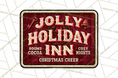 Vintage Christmas Signs Clipart PNG Product Image 4