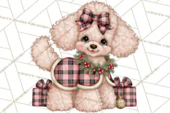 Buffalo Plaid Christmas PNG Clipart Product Image 5