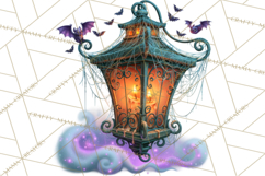 Halloween Graveyard Clipart PNG Product Image 5