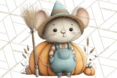 Mischievous Mouse Occupation Clipart PNG Product Image 4