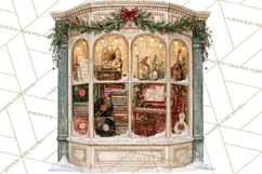 Christmas Through The Window PNG Clipart Product Image 2