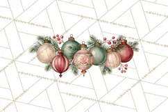Vintage Farmhouse Christmas Decor PNG Product Image 2