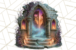 Halloween Graveyard Clipart PNG Product Image 2