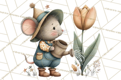 Mischievous Mouse Occupation Clipart PNG Product Image 5