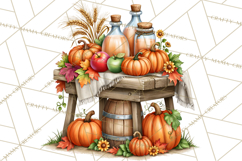 Fall Pumpkin Farm Clipart PNG Autumn Designs Product Image 4