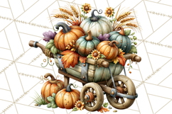 Fall Pumpkin Farm Clipart PNG Autumn Designs Product Image 2