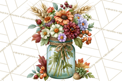 Fall Pumpkin Farm Clipart PNG Autumn Designs Product Image 3