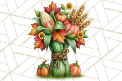 Fall Pumpkin Farm Clipart PNG Autumn Designs Product Image 3