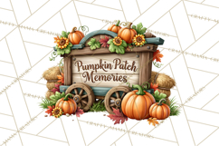 Fall Pumpkin Farm Clipart PNG Autumn Designs Product Image 5
