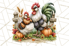Fall Pumpkin Farm Clipart PNG Autumn Designs Product Image 5