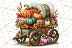 Fall Pumpkin Farm Clipart PNG Autumn Designs Product Image 2