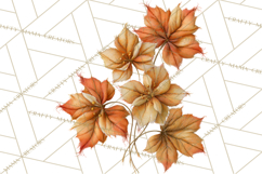 Frayed Fall Ghosts PNG Cozy Autumn Ghost Clipart Product Image 2
