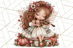 Enchanted Autumn Fairy World PNG, Fall Fairies Product Image 5