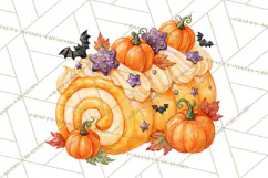 Spooky Halloween Desserts Clipart PNG Product Image 2