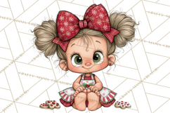 Christmas Munchkins Cute Holiday Clipart PNG Product Image 3