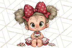 Christmas Munchkins Cute Holiday Clipart PNG Product Image 3