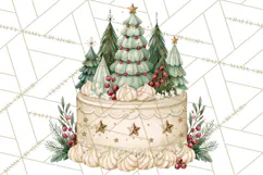 Christmas Dessert Clipart PNG Product Image 3