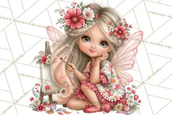 Whimsical Fairy World Clipart PNG Product Image 3