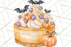 Spooky Halloween Desserts Clipart PNG Product Image 3