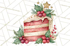 Christmas Dessert Clipart PNG Product Image 4