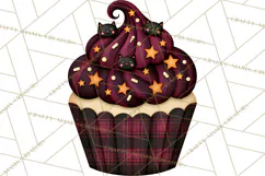 Halloween Cupcake Clipart PNG, Halloween Sweet Treats Product Image 4