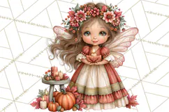 Enchanted Autumn Fairy World PNG, Fall Fairies Product Image 5