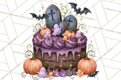 Spooky Halloween Desserts Clipart PNG Product Image 5