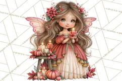 Enchanted Autumn Fairy World PNG, Fall Fairies Product Image 2
