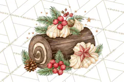 Christmas Dessert Clipart PNG Product Image 2