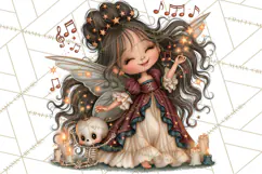 Midnight Halloween Fairy World PNG, Fall Fairies Product Image 2