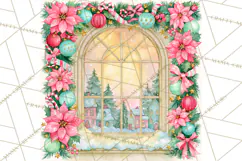 Merry And Bright Christmas Watercolor PNG Product Image 3