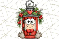 Christmas Munchkins Cute Holiday Clipart PNG Product Image 4