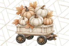 Frayed Fall Ghosts PNG Cozy Autumn Ghost Clipart Product Image 4