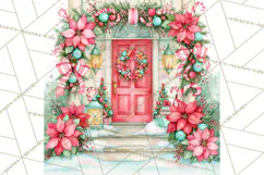Merry And Bright Christmas Watercolor PNG Product Image 2
