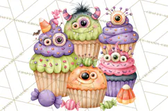 Spooky Halloween Desserts Clipart PNG Product Image 2
