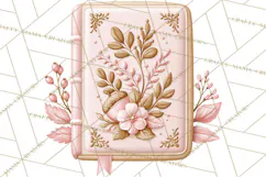 Pink Autumn Cookies Clipart PNG Product Image 2
