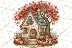 Enchanted Autumn Fairy World PNG, Fall Fairies Product Image 3