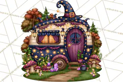 Halloween Camper Clipart PNG Vintage Camping Designs Product Image 2
