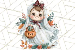 Halloween Village Clipart PNG, Spooky Cottage Town Product Image 3
