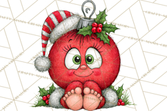 Christmas Munchkins Cute Holiday Clipart PNG Product Image 3
