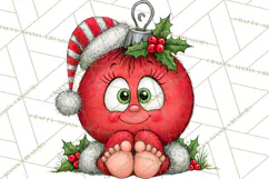 Christmas Munchkins Cute Holiday Clipart PNG Product Image 3