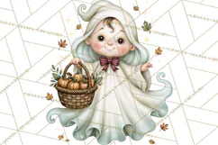 Halloween Village Clipart PNG, Spooky Cottage Town Product Image 4