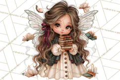 Midnight Halloween Fairy World PNG, Fall Fairies Product Image 4