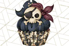 Halloween Monster Cupcake Clipart Png, Halloween Sweets Product Image 3